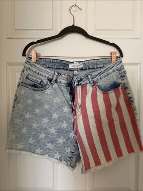 Judy blue american flag jean shorts